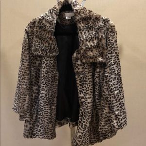 Collectioneighteen Faux Fur Animal print jacket